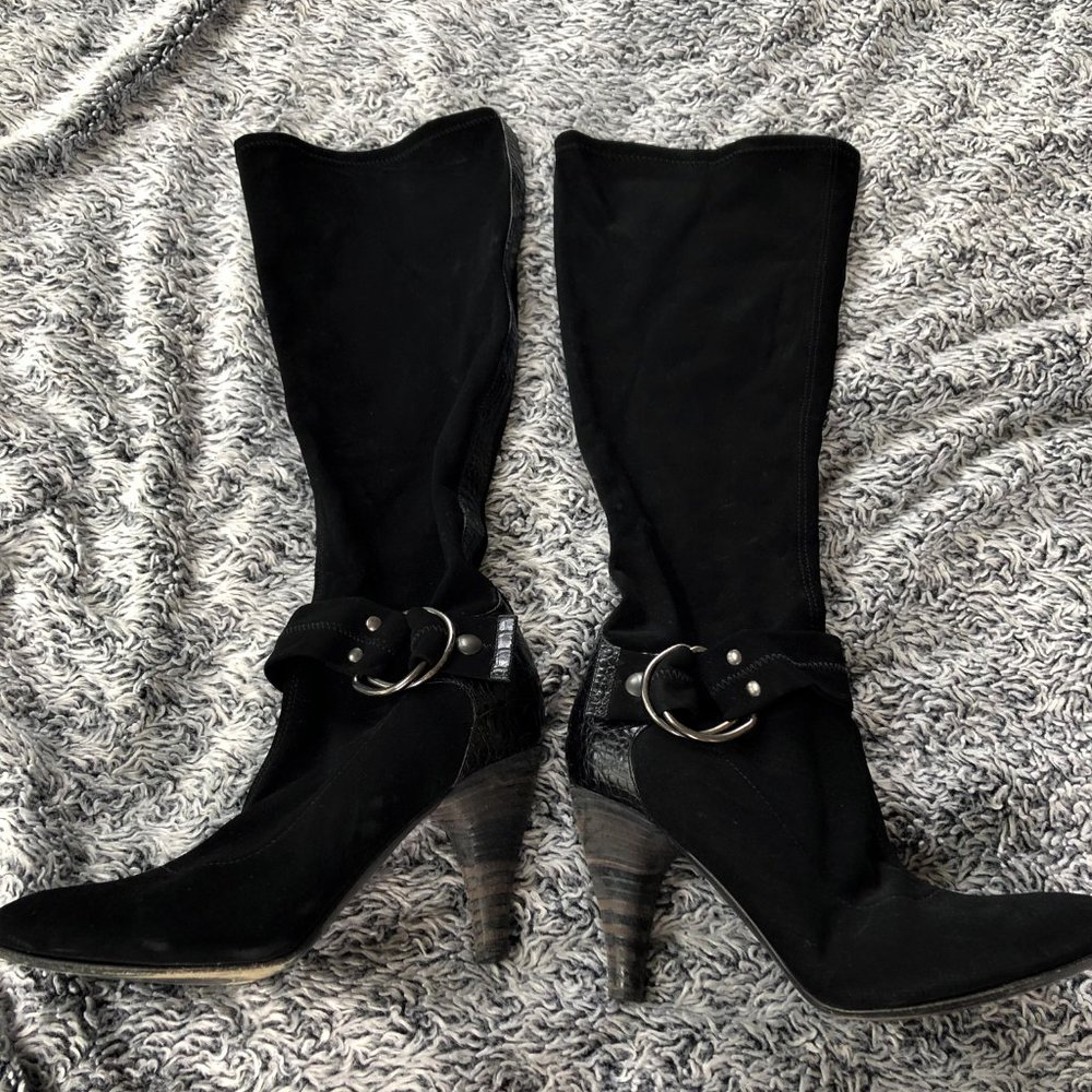 Donald J. Pliner Suede Boots -Vero Cuoio - Picture 7 of 9